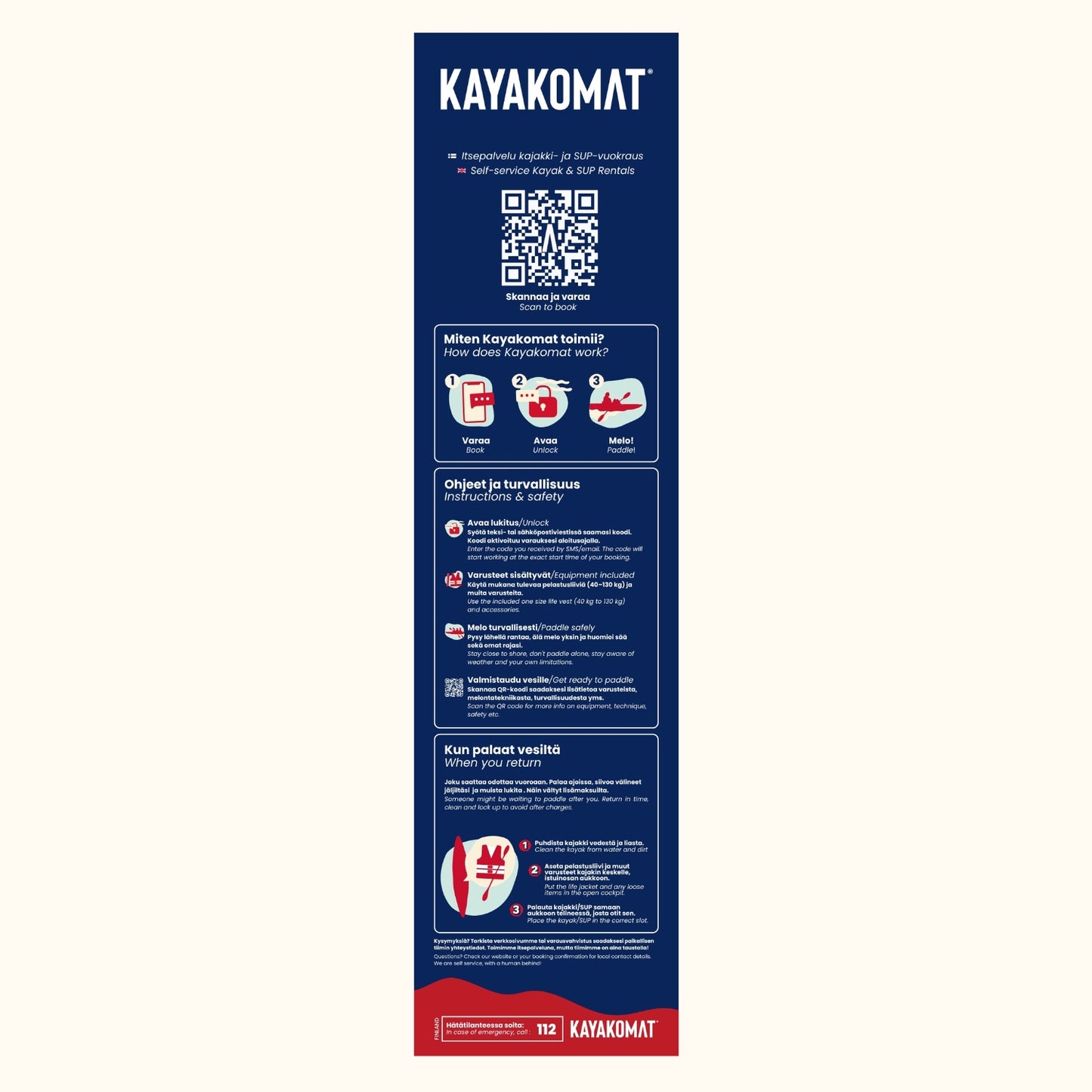 Updated Station Info Sign Sticker