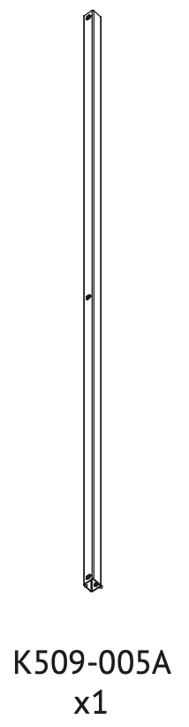 K509-005A (Verbindungsvierkantrohr)