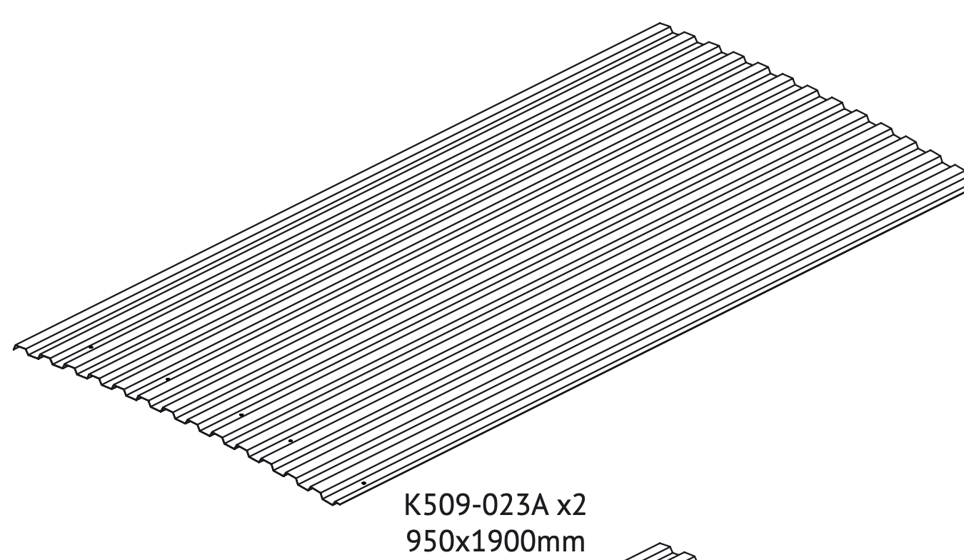 K509-023A (Plaques de toit)