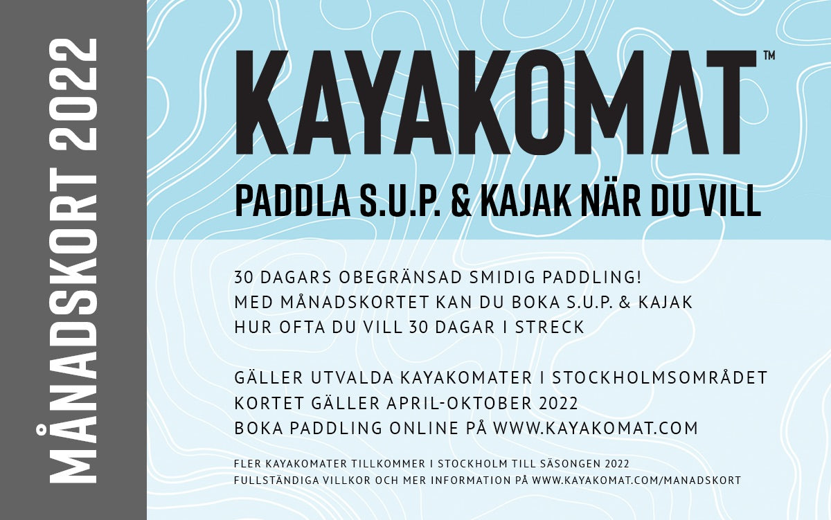 MONTHLY CARD STOCKHOLM 2022