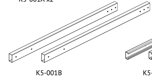 K509-001B (Tube latéral - Court)