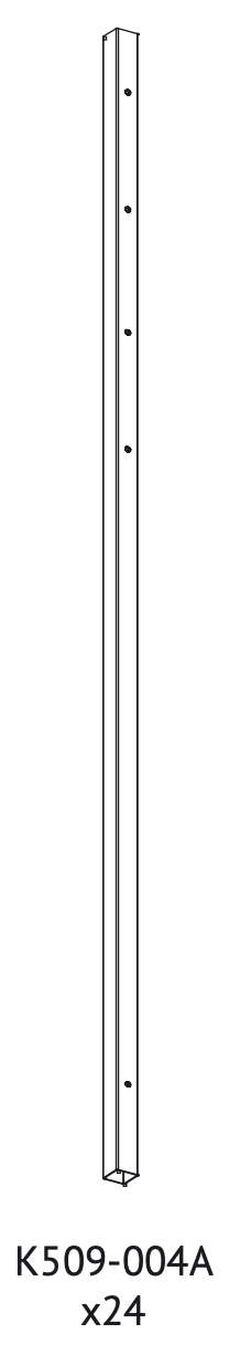 K509-004A (Tube de fixation inférieur - Long)