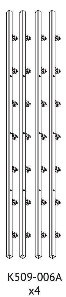 K509-006A (Plaque de fixation du filet)