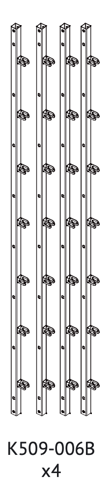 K509-006B (Plaque de fixation du filet)