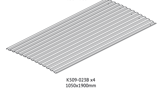 K509-023B (Plaques de toit)