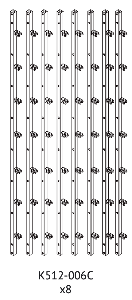 K512-006C (Plaque de fixation du filet)